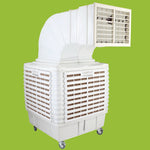 18000 CMH Top Discharge Portable Industrial Evaporative Air Cooler with Duct and Grill - LANFEST